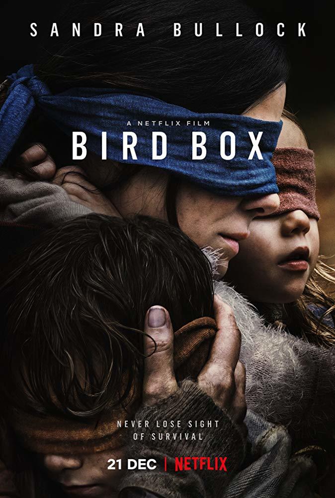 ساندرا بولاک در پوستر فیلم سینمایی «جعبه پرنده» (Bird Box) 